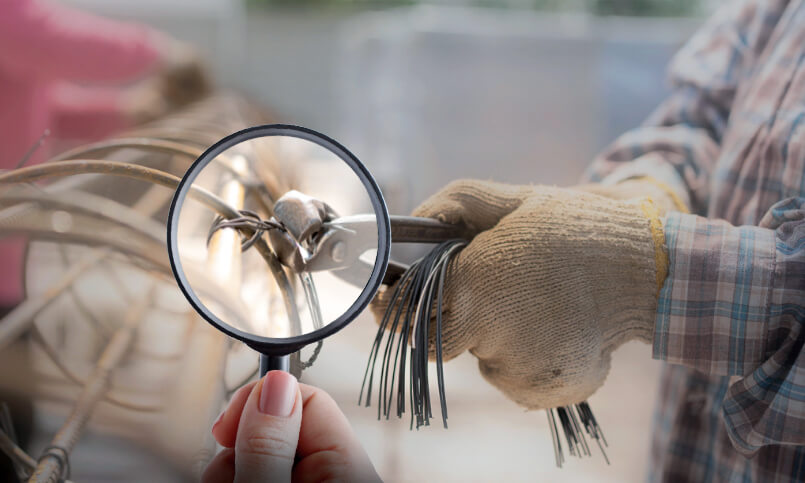 Binding_Wire_During_Construction